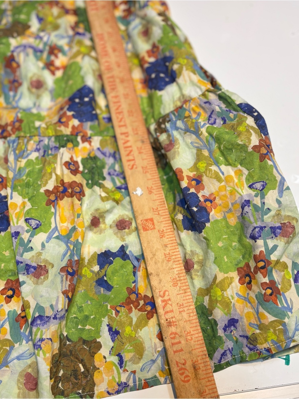floral dress, featuring ruffle sleeves and a tiered skirt medium - Picture 12 of 15